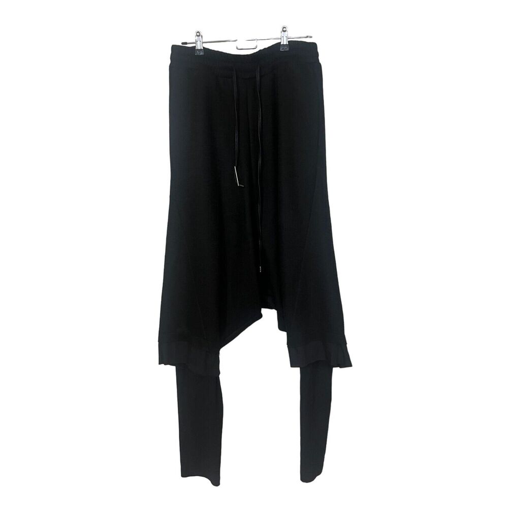 ARMY OF ME Streetwear Layered Black Trousers Size M